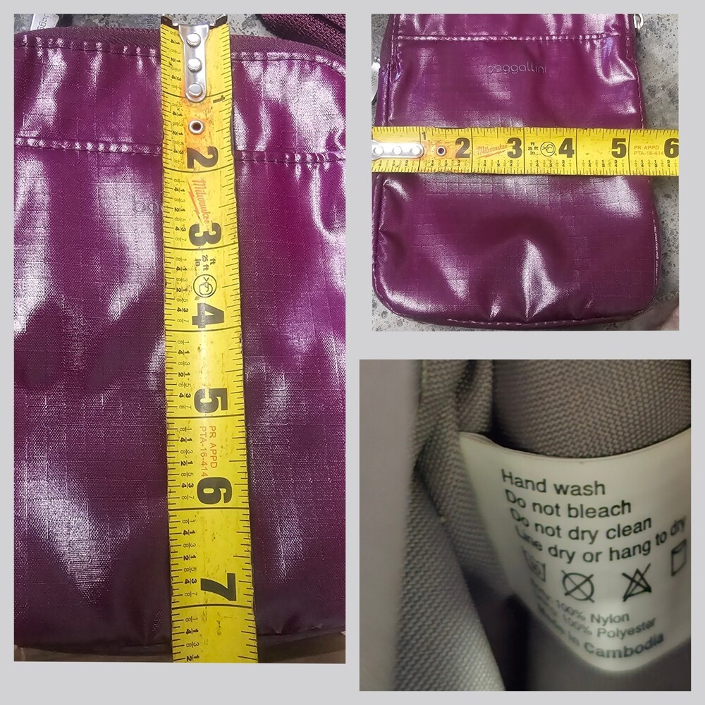 Baggallini Modern Take Two Purple RFID Crossbody Bag Light Weight Travel NWOT - Picture 5 of 10